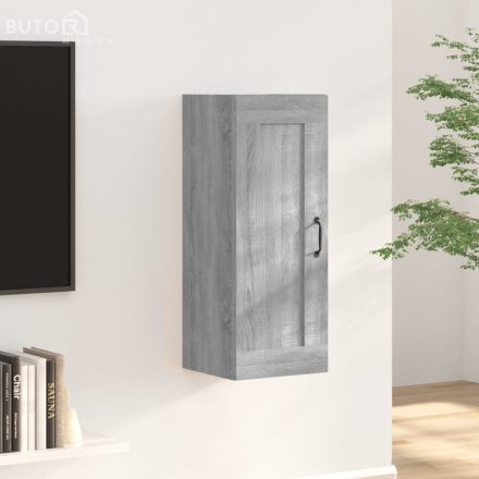 vidaXL szürke sonoma színű szerelt fa függőszekrény 35 x 34 x 90 cm