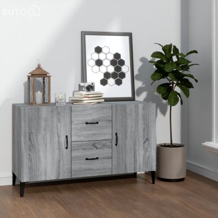 vidaXL szürke sonoma színű szerelt fa tálalószekrény 100 x 36 x 60 cm