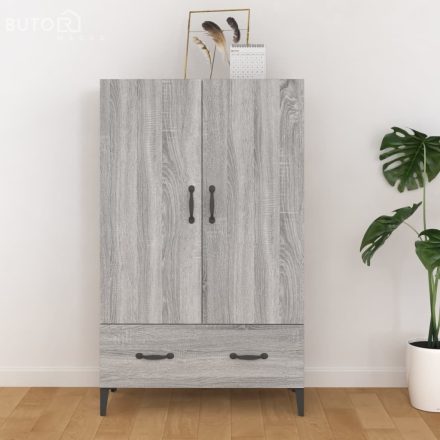 vidaXL szürke sonoma színű szerelt fa magasszekrény 70 x 31 x 115 cm