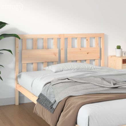 vidaXL tömör fenyőfa ágyfejtámla 125,5 x 4 x 100 cm