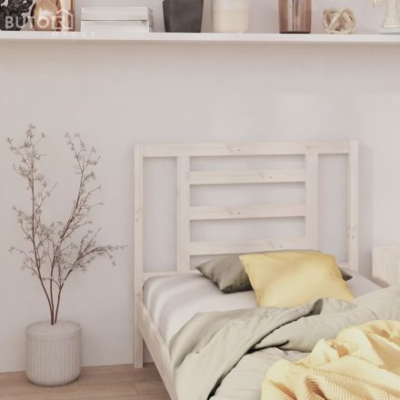vidaXL fehér tömör fenyőfa ágyfejtámla 96 x 4 x 100 cm