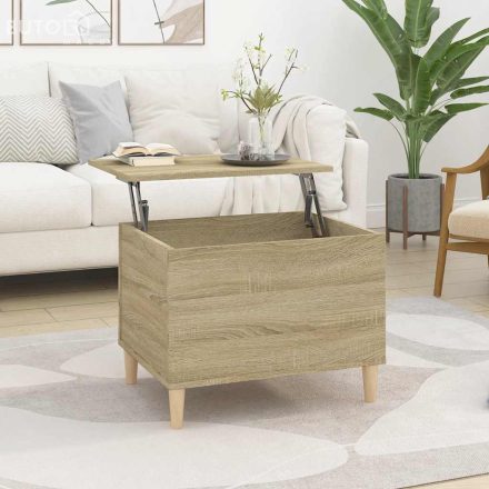 vidaXL sonoma tölgy színű szerelt fa dohányzóasztal 60x44,5x45 cm