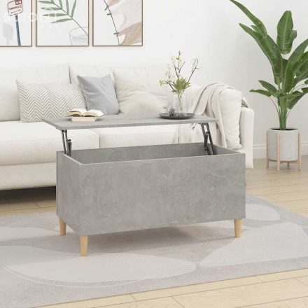 vidaXL betonszürke szerelt fa dohányzóasztal 90x44,5x45 cm