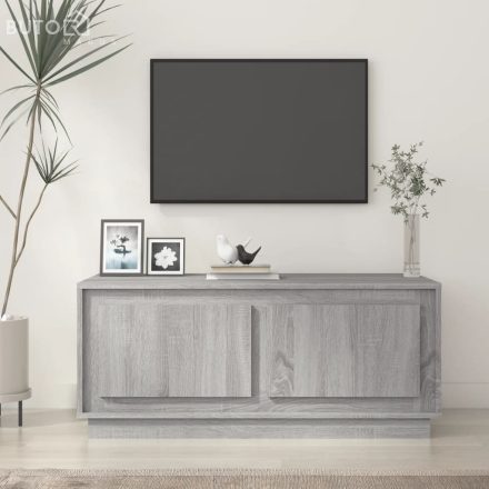 vidaXL szürke sonoma színű szerelt fa dohányzóasztal 102x50x44 cm