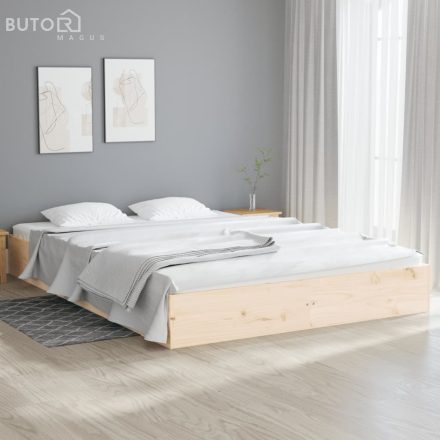 vidaXL tömör fa ágykeret matrac nélkül 140 x 200 cm