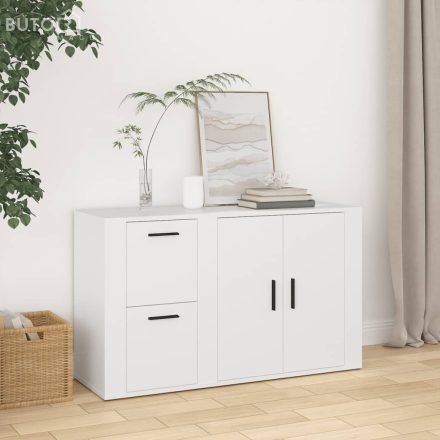 vidaXL fehér szerelt fa tálalószekrény 100x33x59,5 cm