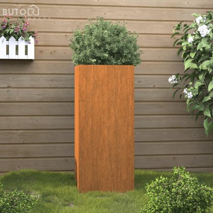 vidaXL corten acél növénytartó 32x29x75 cm
