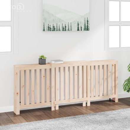 vidaXL tömör fenyőfa radiátorburkolat 210x21x85 cm