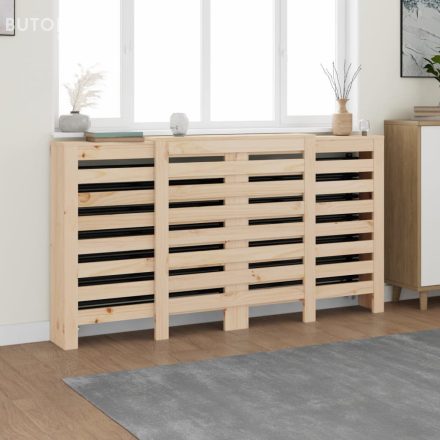 vidaXL tömör fenyőfa radiátorburkolat 210x21x85 cm