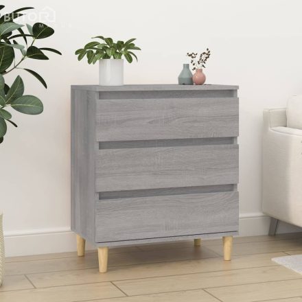 vidaXL szürke sonoma színű szerelt fa tálalószekrény 60 x 35 x 70 cm