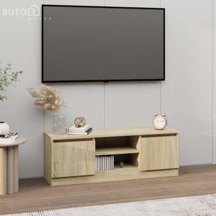 vidaXL sonoma tölgy színű TV-szekrény ajtóval 102 x 30 x 36 cm