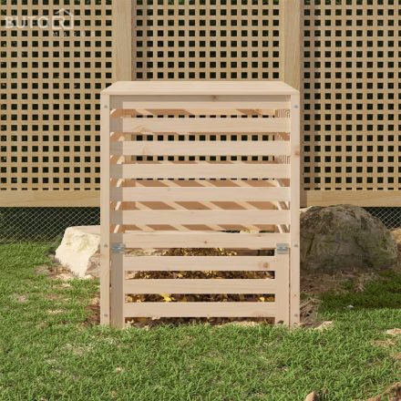 vidaXL tömör fenyőfa komposztáló 82,5x82,5x99,5 cm