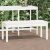 vidaXL fehér tömör fenyőfa kerti pad 109x44x45 cm