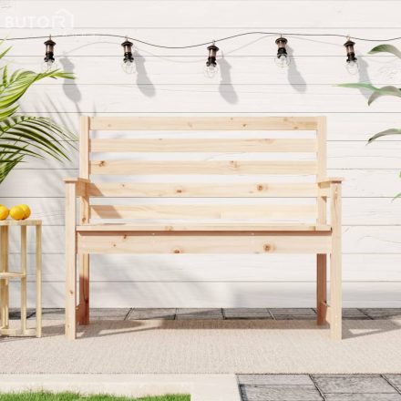 vidaXL tömör fenyőfa kerti pad 109x48x91,5 cm
