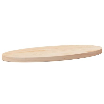 vidaXL tömör fenyőfa ovális asztallap 60 x 30 x 2,5 cm