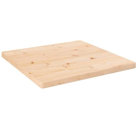 vidaXL tömör fenyőfa négyszögű asztallap 40 x 40 x 2,5 cm