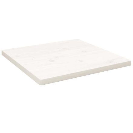 vidaXL fehér tömör fenyőfa ovális asztallap 60x60x2,5 cm