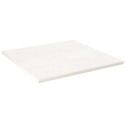 vidaXL fehér tömör fenyőfa ovális asztallap 70x70x2,5 cm