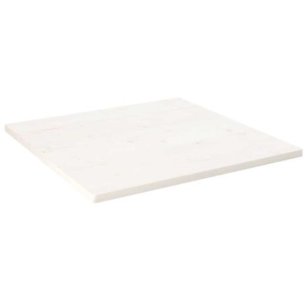 vidaXL fehér tömör fenyőfa ovális asztallap 90x90x2,5 cm