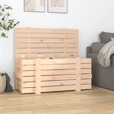 vidaXL tömör fenyőfa tárolóláda 91 x 40,5 x 42 cm