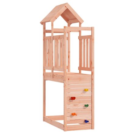 vidaXL tömör duglászfenyő játszótorony mászófallal 53 x 110,5 x 214 cm