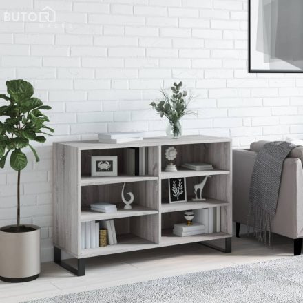 vidaXL szürke sonoma színű szerelt fa tálalószekrény 103,5x35x70 cm