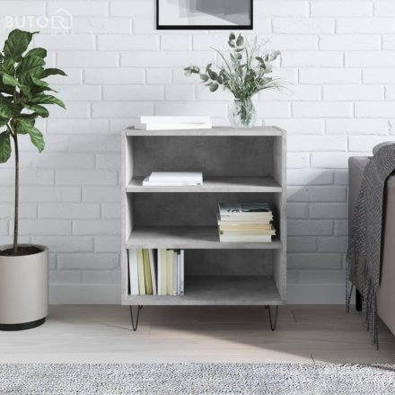 vidaXL betonszürke szerelt fa tálalószekrény 57 x 35 x 70 cm