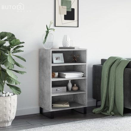 vidaXL betonszürke szerelt fa magasszekrény 57 x 35 x 90 cm