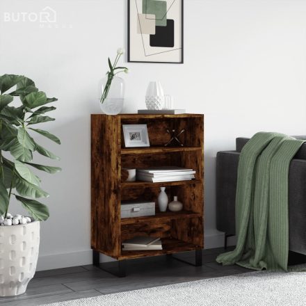 vidaXL füstös tölgy színű szerelt fa magasszekrény 57 x 35 x 90 cm