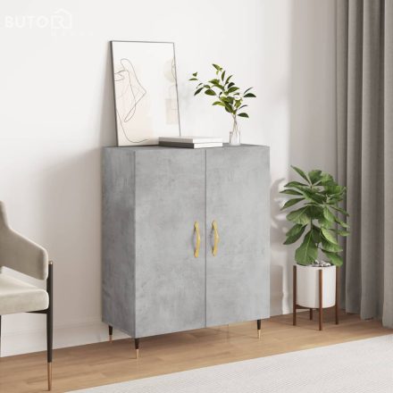 vidaXL betonszürke szerelt fa tálalószekrény 69,5 x 34 x 90 cm