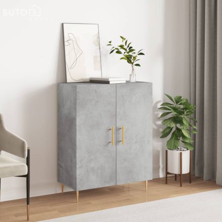 vidaXL betonszürke szerelt fa tálalószekrény 69,5 x 34 x 90 cm