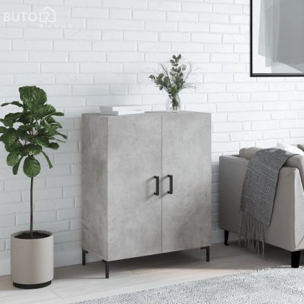 vidaXL betonszürke szerelt fa tálalószekrény 69,5 x 34 x 90 cm