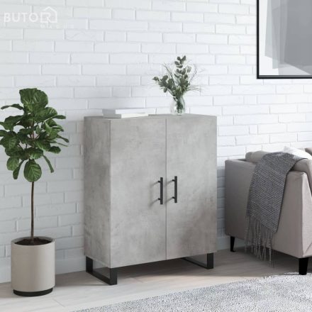 vidaXL betonszürke szerelt fa tálalószekrény 69,5 x 34 x 90 cm