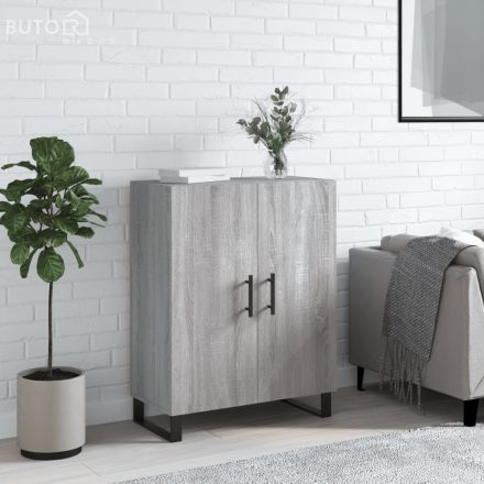 vidaXL szürke sonoma színű szerelt fa tálalószekrény 69,5 x 34 x 90 cm
