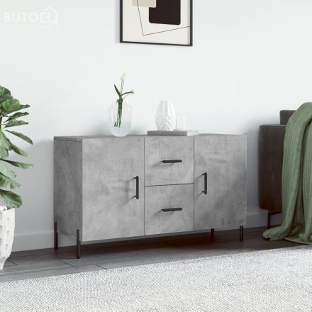 vidaXL betonszürke szerelt fa tálalószekrény 100 x 36 x 60 cm