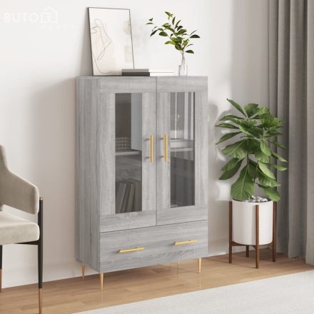 vidaXL szürke sonoma szerelt fa magasszekrény 69,5 x 31 x 115 cm