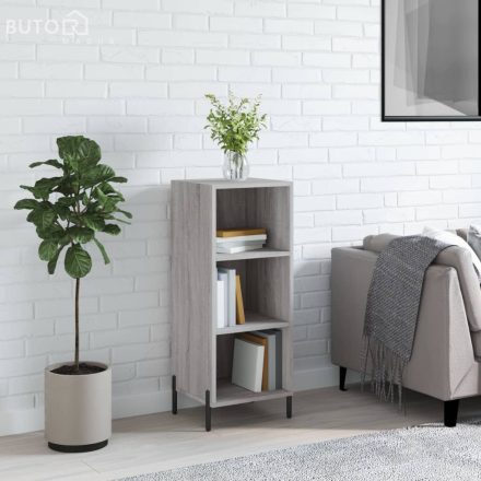 vidaXL szürke sonoma színű szerelt fa tálalószekrény 34,5x32,5x90 cm