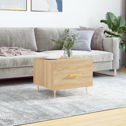 vidaXL sonoma tölgy színű szerelt fa dohányzóasztal 50 x 50 x 40 cm