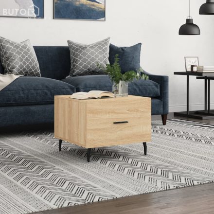 vidaXL sonoma tölgy színű szerelt fa dohányzóasztal 50 x 50 x 40 cm