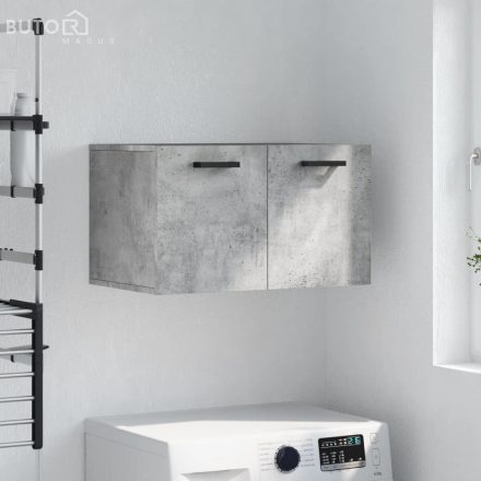 vidaXL betonszürke szerelt fa faliszekrény 60 x 36,5 x 35 cm