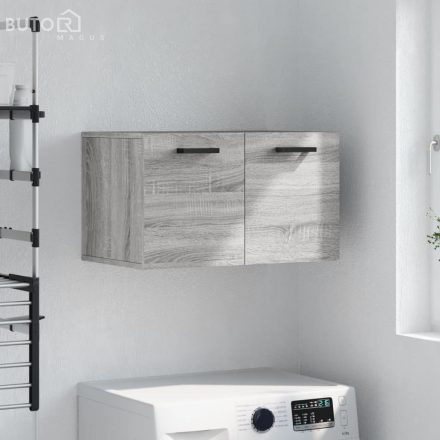 vidaXL szürke sonoma színű szerelt fa faliszekrény 60 x 36,5 x 35 cm