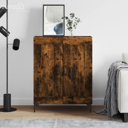 vidaXL füstös tölgy színű szerelt fa tálalószekrény 69,5 x 34 x 90 cm