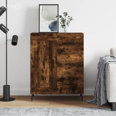 vidaXL füstös tölgy színű szerelt fa tálalószekrény 69,5 x 34 x 90 cm