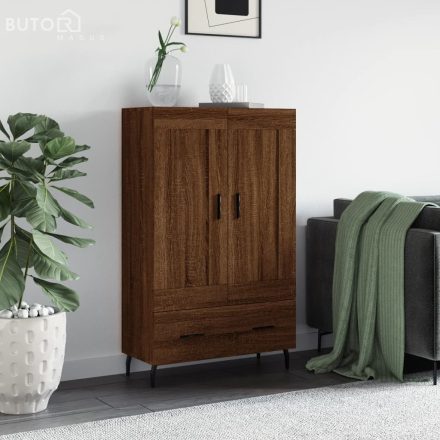 vidaXL barna tölgyszínű szerelt fa magasszekrény 69,5 x 31 x 115 cm