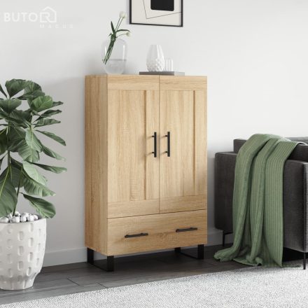 vidaXL sonoma tölgy színű szerelt fa magasszekrény 69,5 x 31 x 115 cm