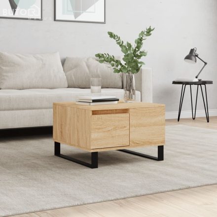 vidaXL sonoma tölgy színű szerelt fa dohányzóasztal 55 x 55 x 36,5 cm