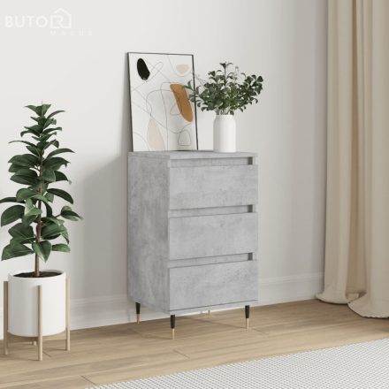 vidaXL betonszürke szerelt fa tálalószekrény 40 x 35 x 70 cm
