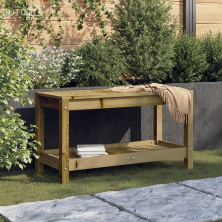 vidaXL impregnált fenyőfa kerti pad 82,5x35x45 cm