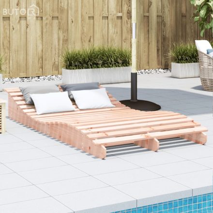 vidaXL tömör duglászfa napozóágy 205 x 110 x 31,5 cm