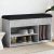 vidaXL betonszürke szerelt fa cipőtároló pad 82 x 32 x 45,5 cm